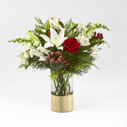 Golden Holiday Bouquet from Lloyd's Florist, local florist in Louisville,KY